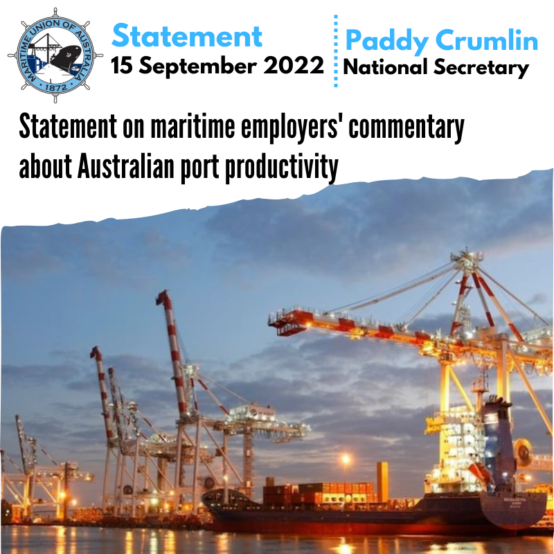 statement-on-maritime-employers-comments-about-australian-port